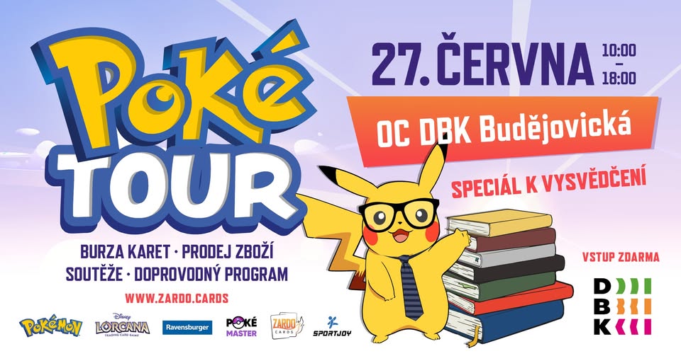 🔥POKÉMON AKCE - PokéTour speciál k vysvědčení🔥