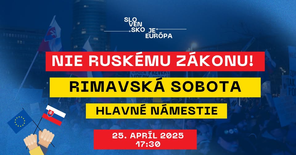 Slovensko je Európa - Rimavská Sobota
