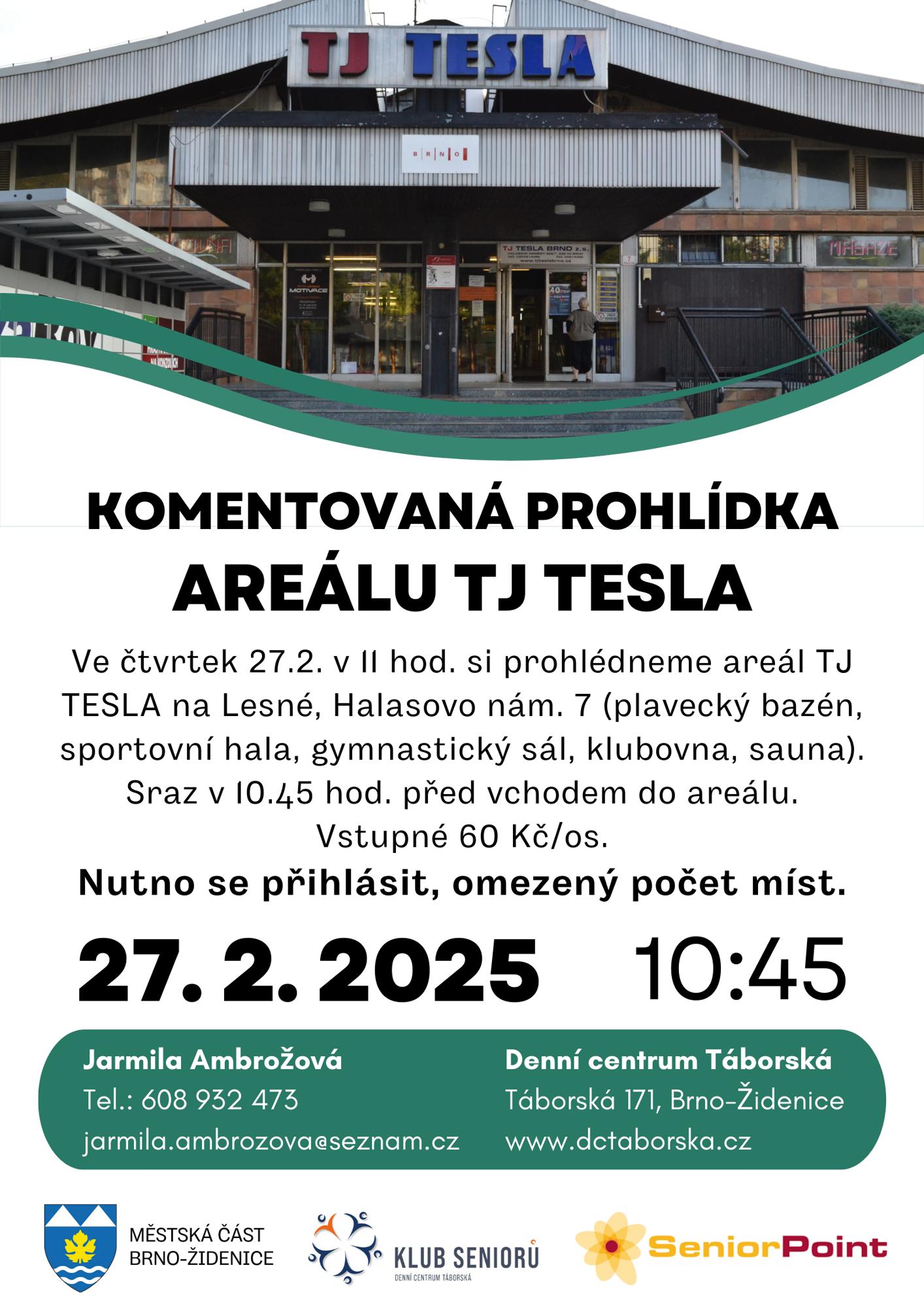 Komentovaná prohlídka areálu TJ TESLA