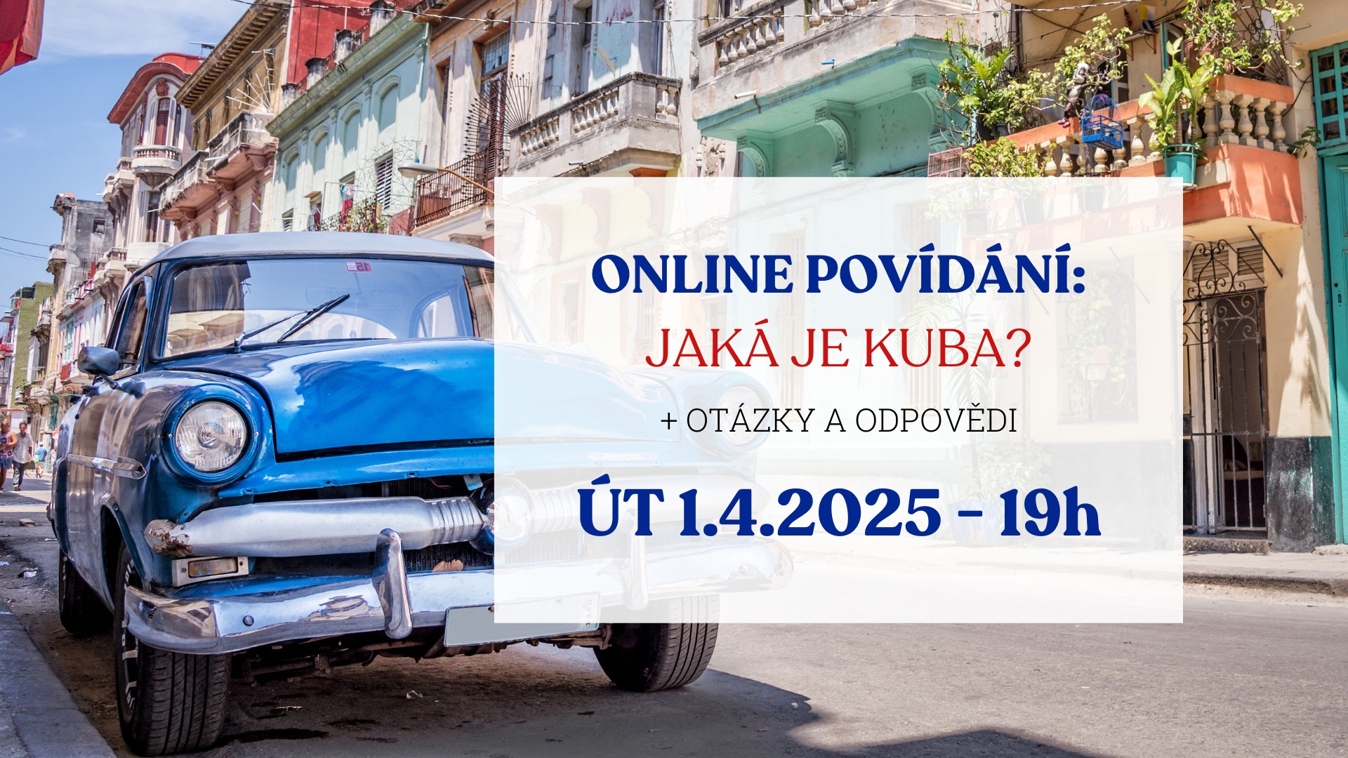 ONLINE POVÍDÁNÍ: Jaká je Kuba? + otázky a odpovědi