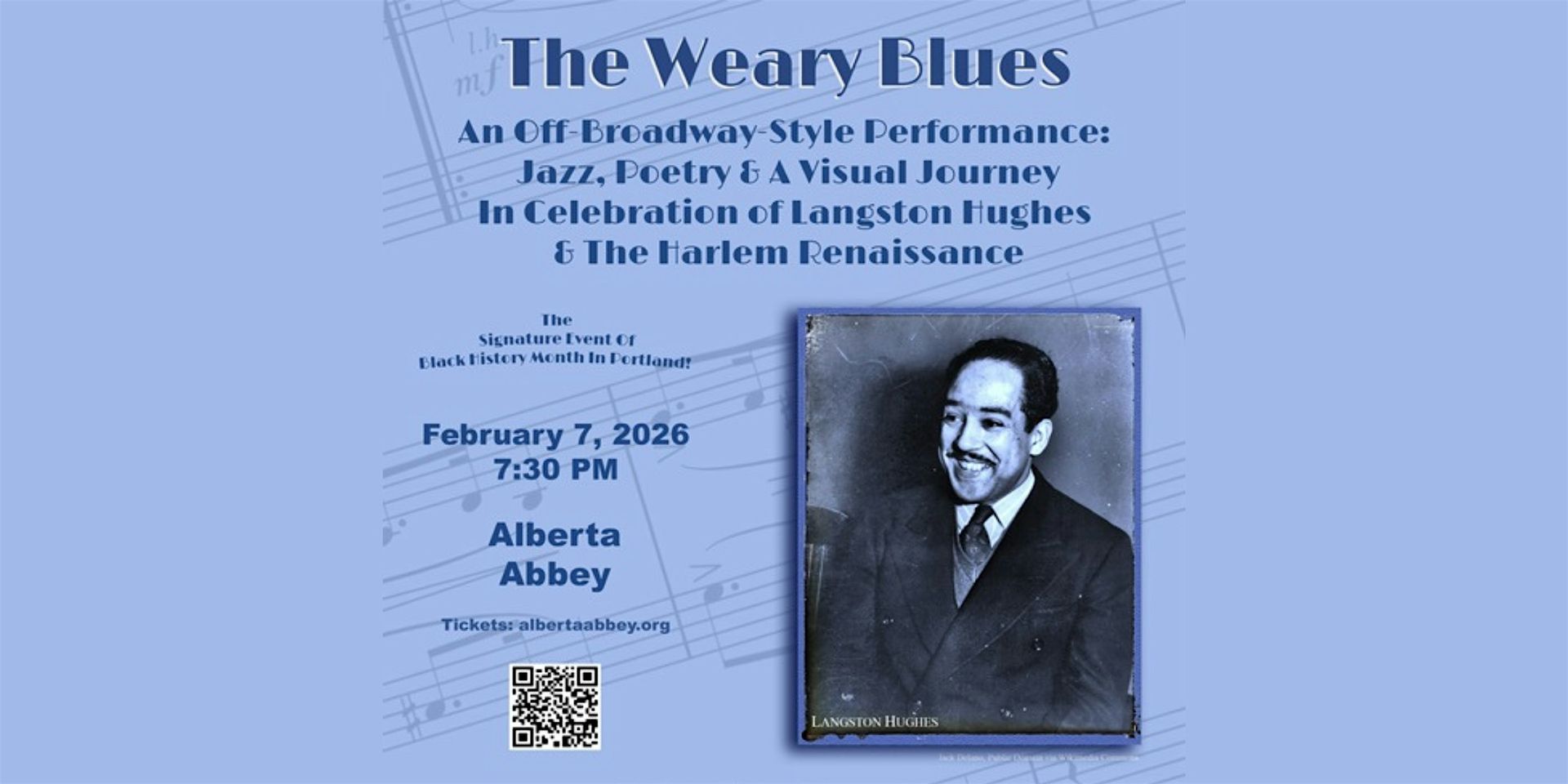 The Weary Blues: Celebrating Langston Hughes and the Harlem Renaissance
