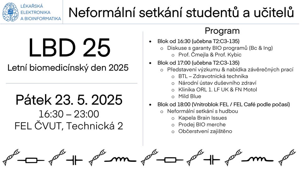 Letní biomedicínský den 2025