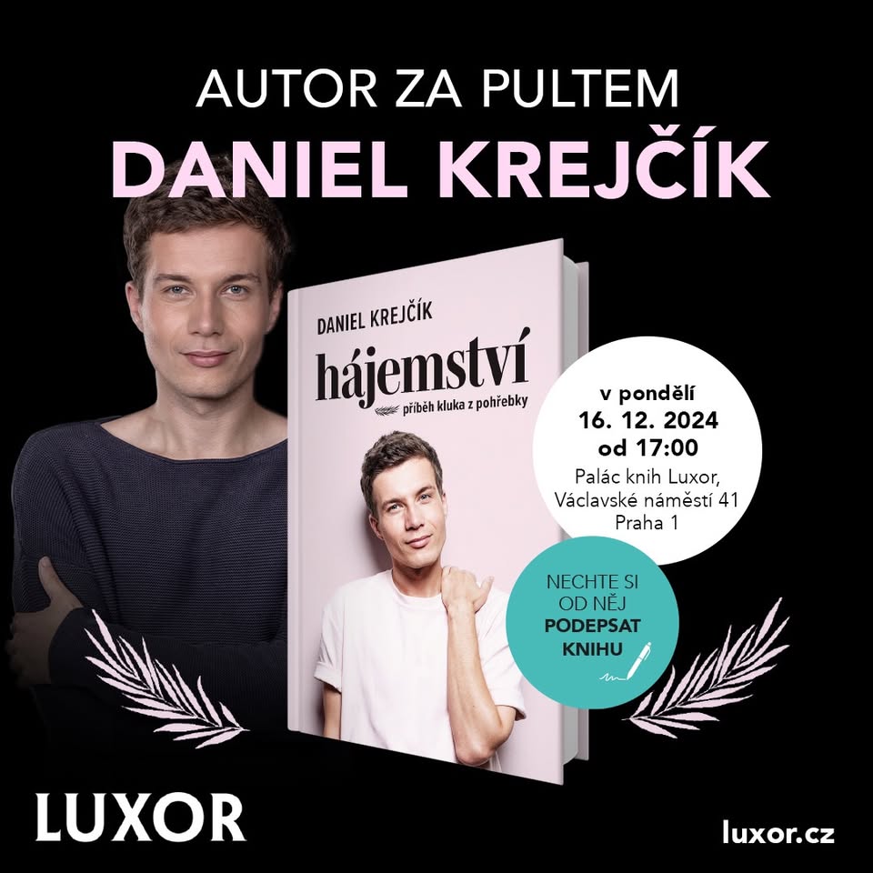 Autor za pultem DANIEL KREJČÍK
