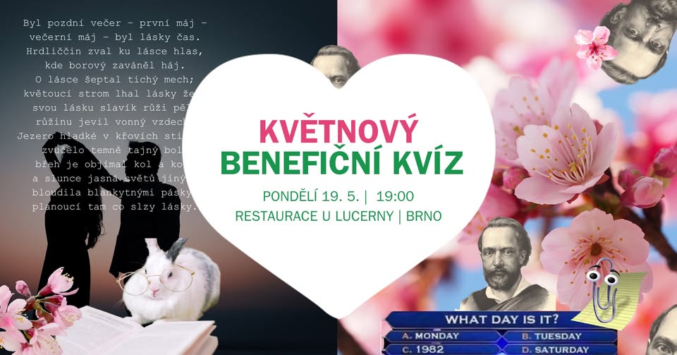 Květnový benefiční kvíz Hnutí DUHA
