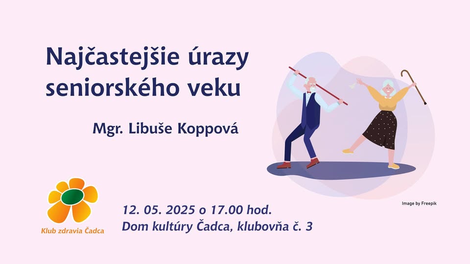 Najčastejšie úrazy seniorského veku