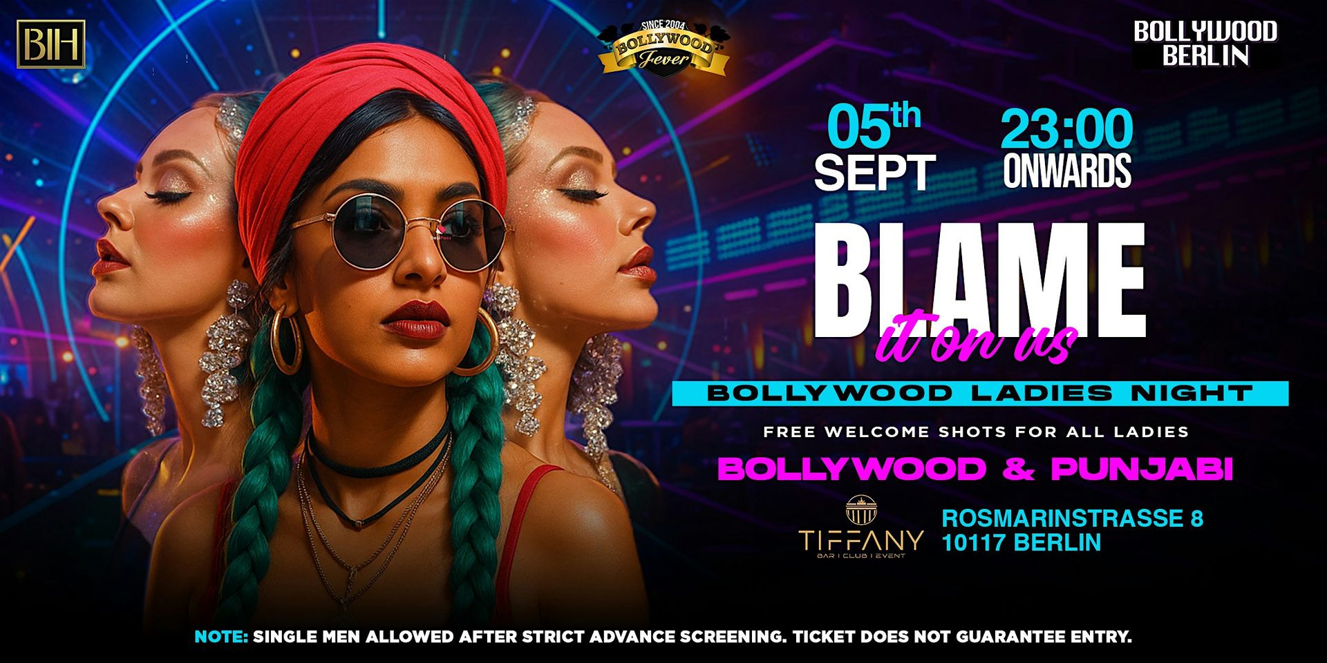 Blame It On Us - Exclusive Bollywood Night