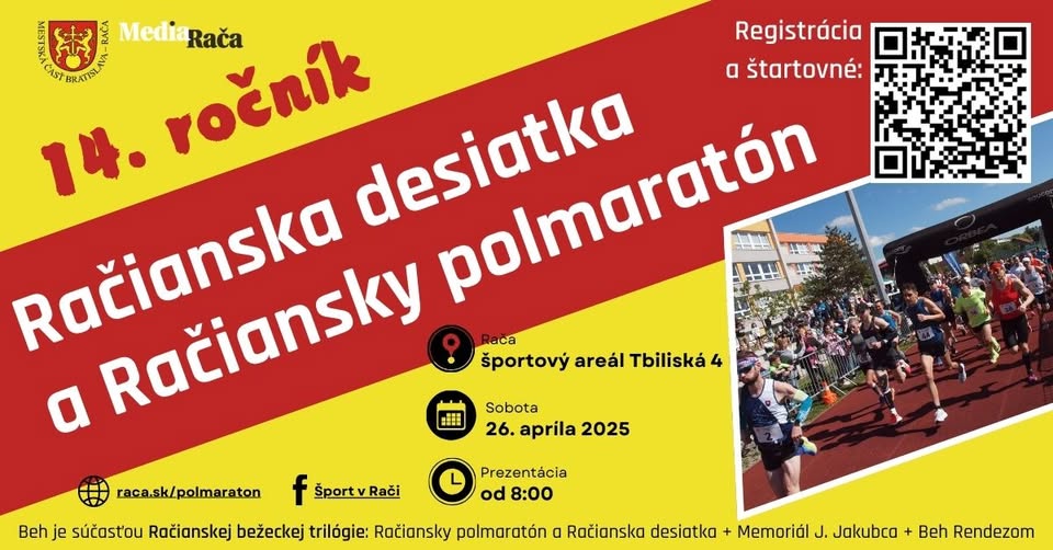 Račiansky polmaratón a desiatka 2025