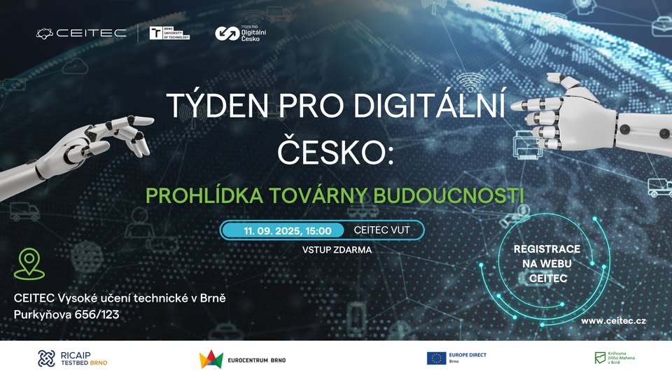 Týden pro Digitální Česko: Prohlídka továrny budoucnosti