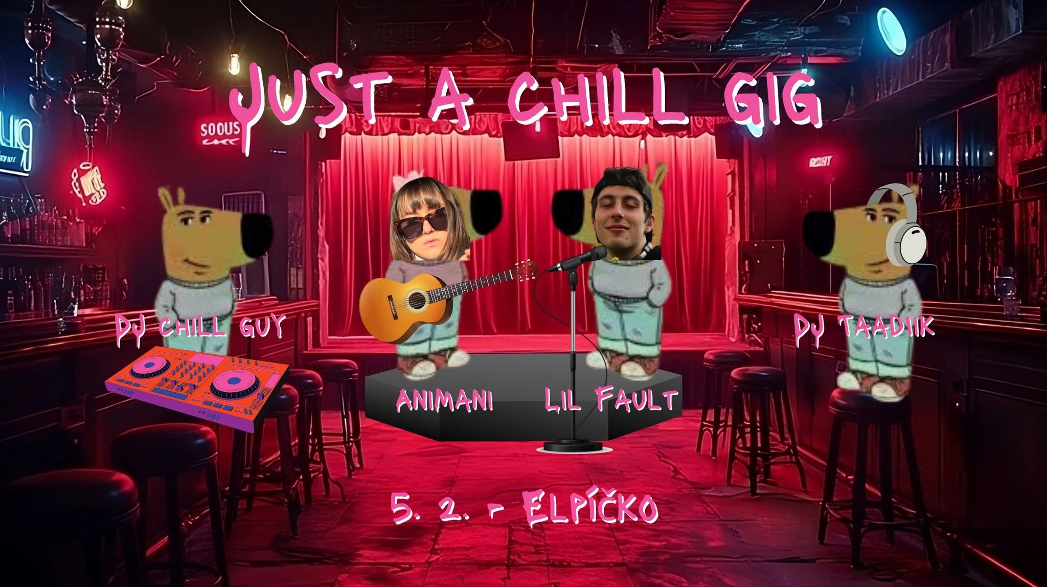 Just a chill gig: Lil Fault, ANIMANI & DJs 🎶❣️