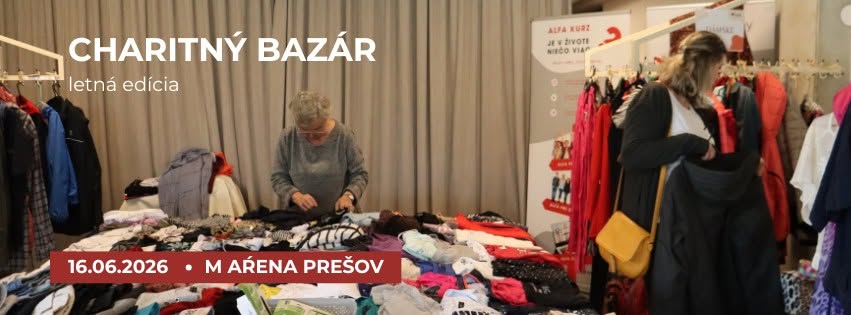 CHARITNÝ BAZÁR - letná edícia