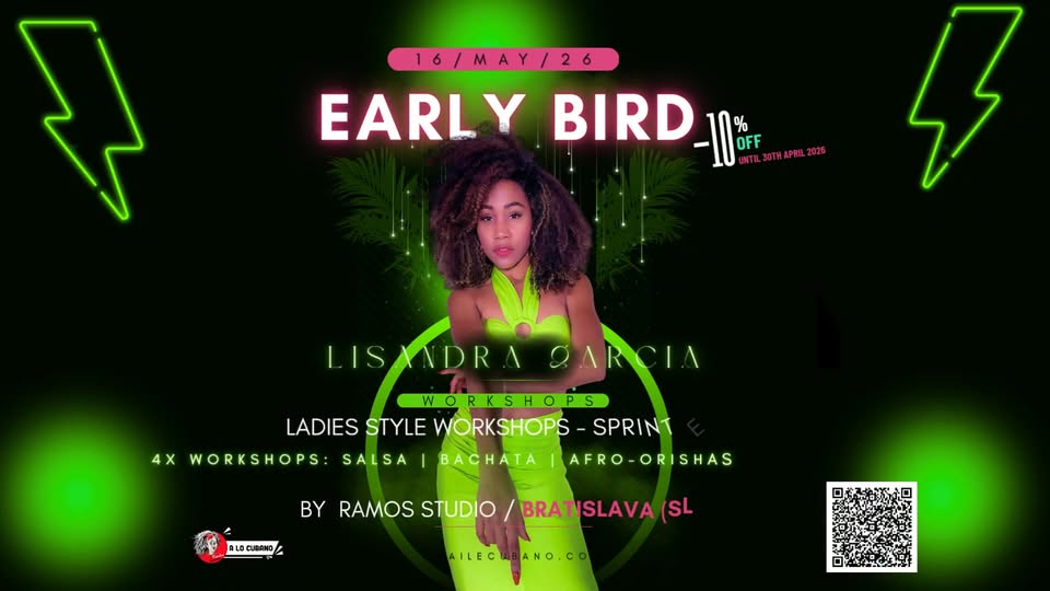 ✨ LADIES STYLE WORKSHOPS – Sprint Edition with Lisandra García 🇨🇺 EARLY BIRD!!!
