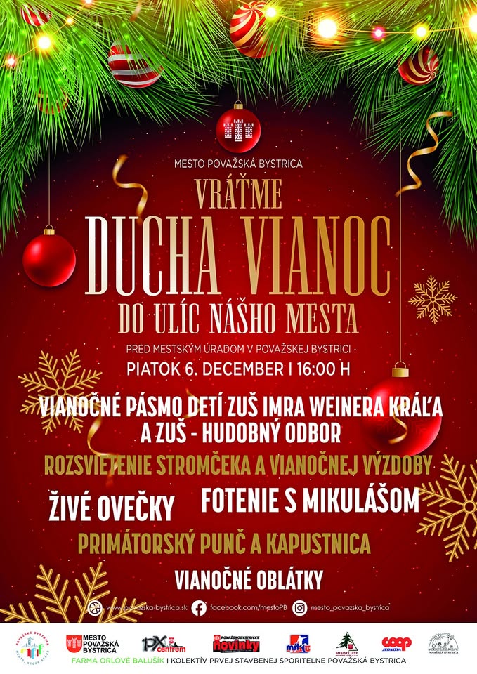 Vráťme ducha Vianoc do ulíc nášho mesta