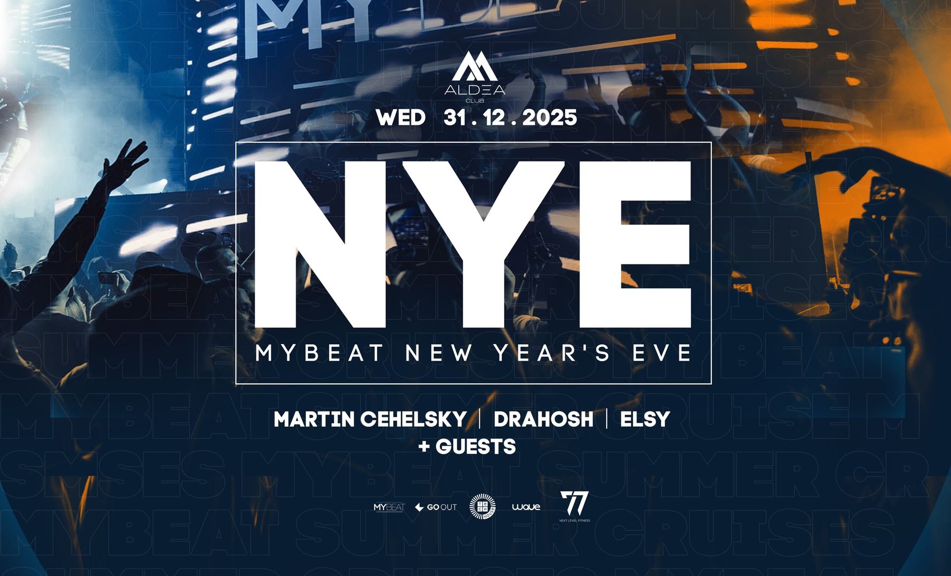 Silvester (NYE) x MyBeat w. Martin Cehelský, Drahosh, Elsy & guests