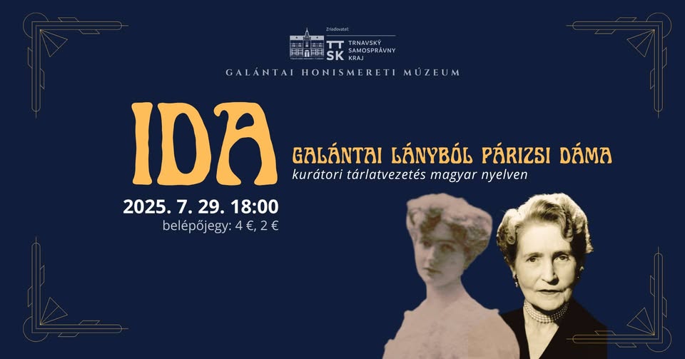 Kurátori tárlatvezetés: IDA - galántai lányból párizsi dáma