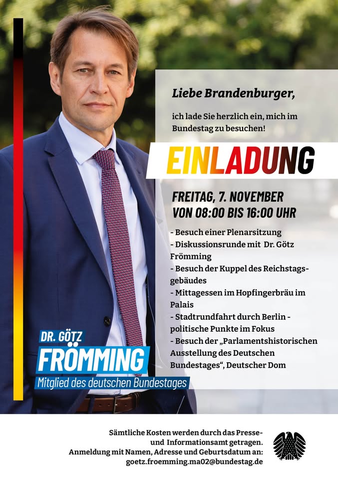 Besuchen Sie den Bundestag! 🇩🇪