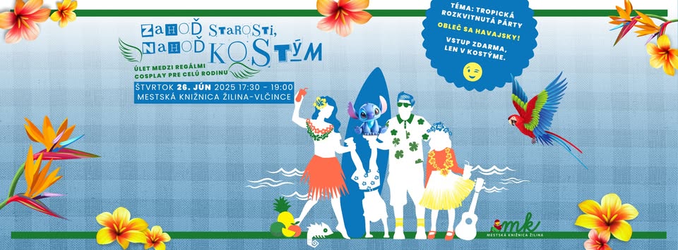Zahoď starosti, nahoď kostým │ Obleč sa havajsky! 🌸🌊