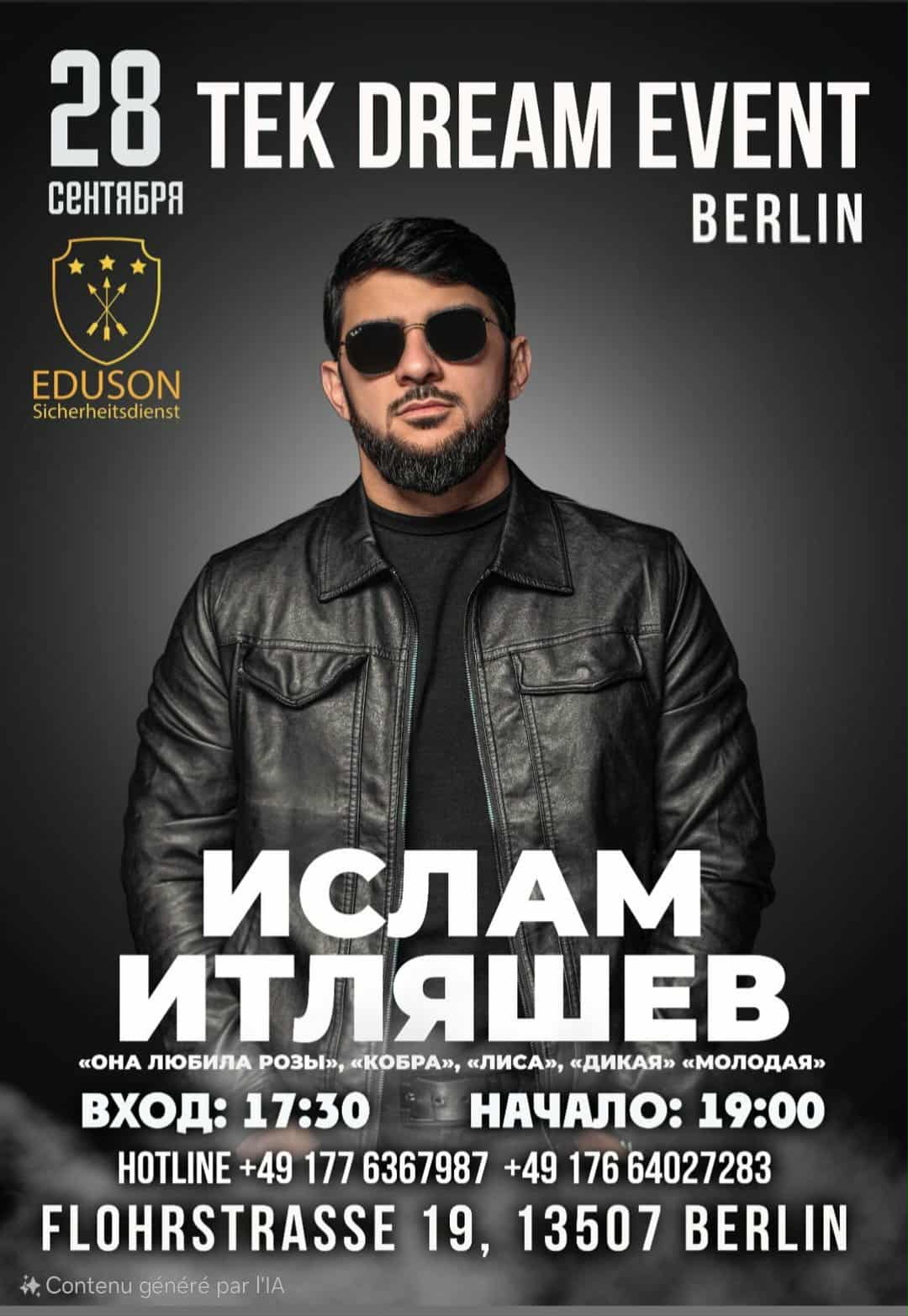 ISLAM ITLYASHEV AUF TOUR IN DEUTSCHLAND