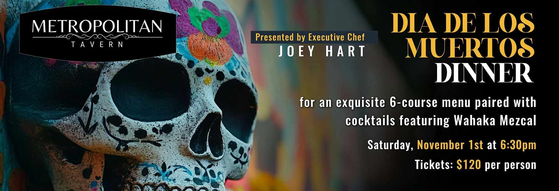 Dia de Los Muertos Tasting Menu