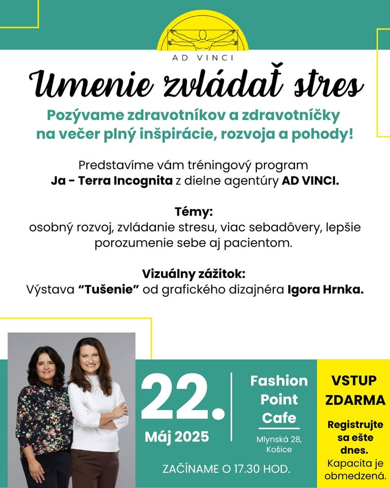 Umenie zvládať stres - podujatie pre zdravotníkov/zdravotníčky