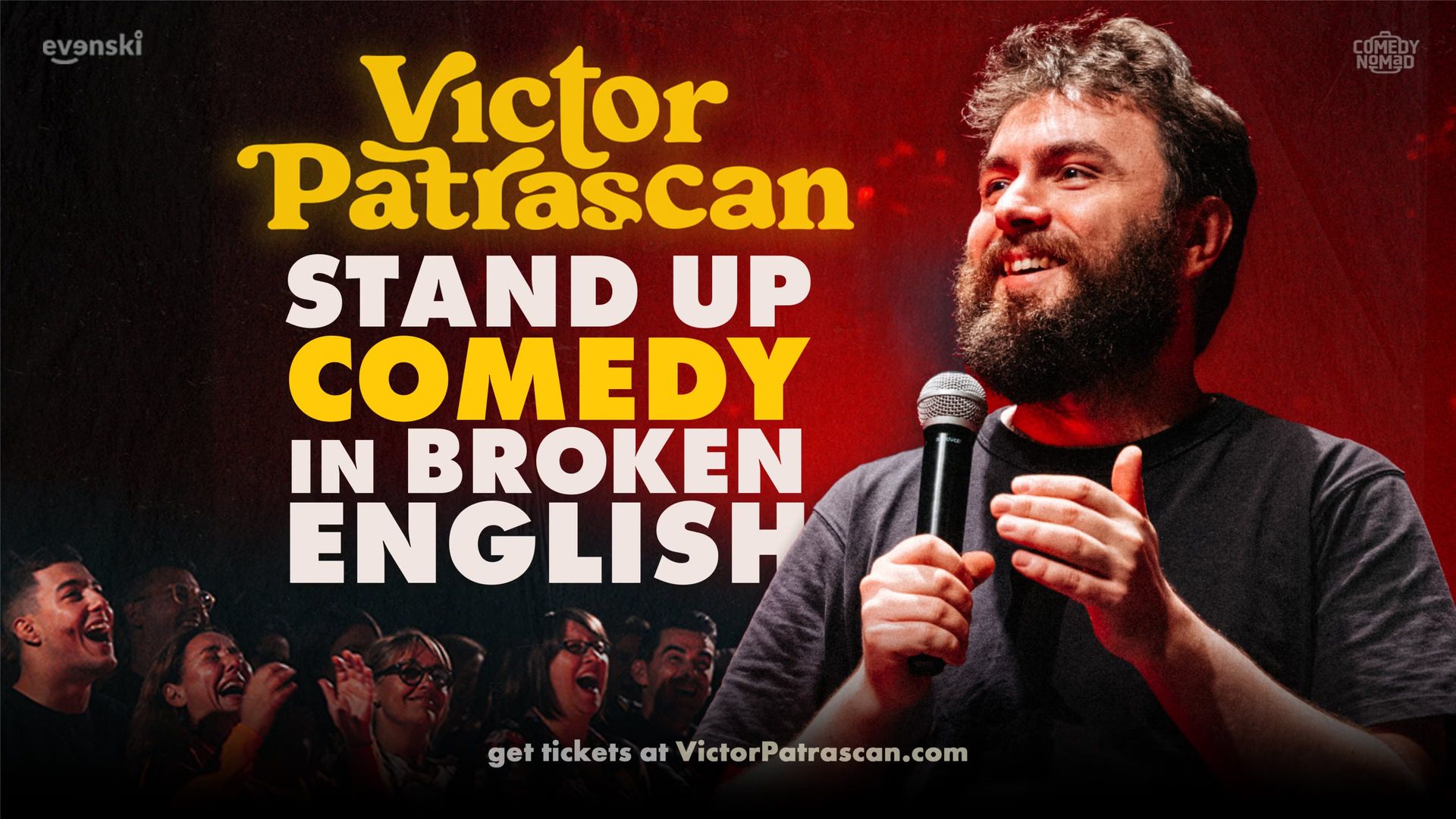 Stand up Comedy in broken English • Victor Patrascan in Berlin