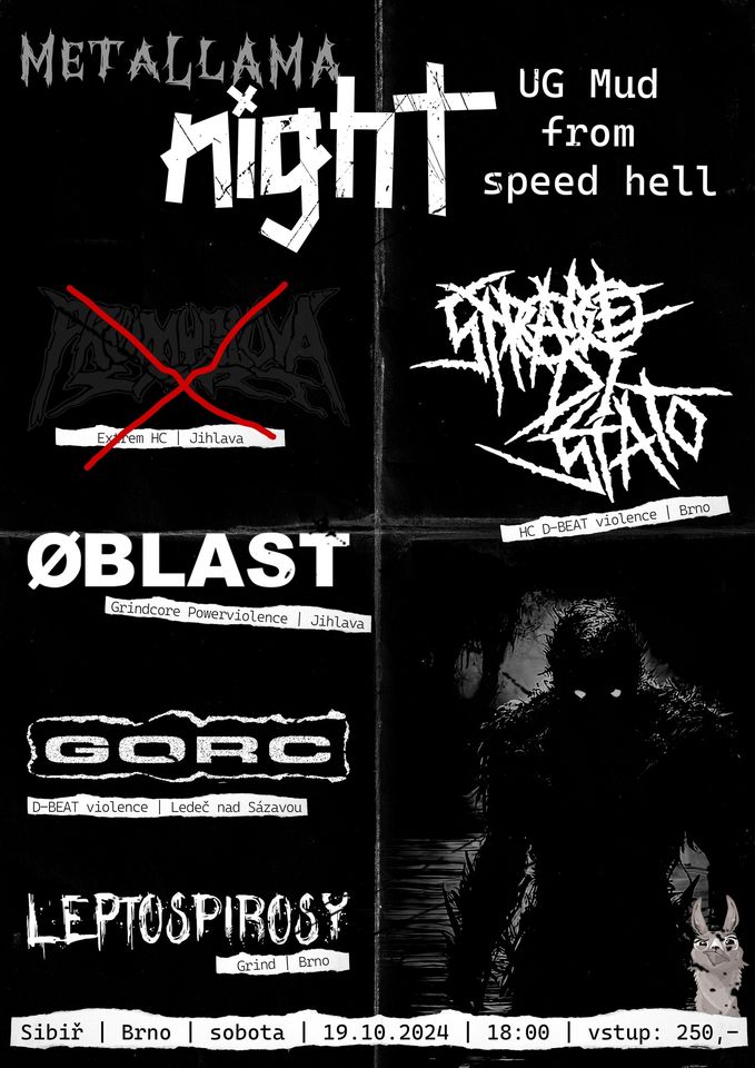 Metallama night vol. 1 - UG Mud from speed hell