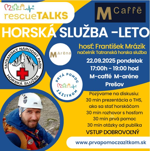 rescueTALKS - september 2025 HORSKA SLUZBA V LETE