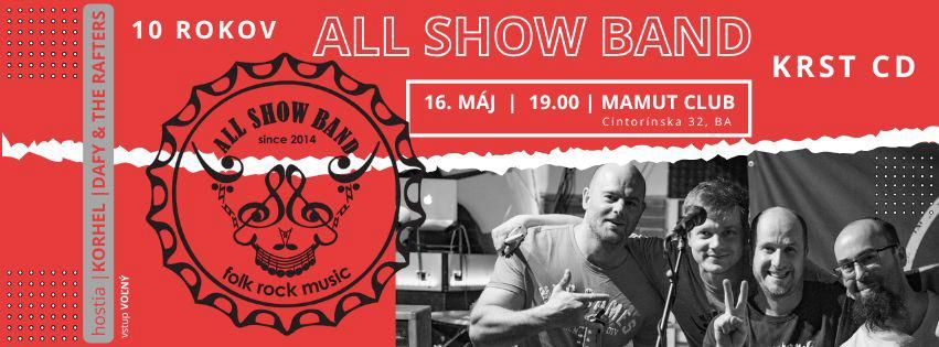 Krst albumu "Všetko Je Živé" - 10 rokov ALL SHOW BAND