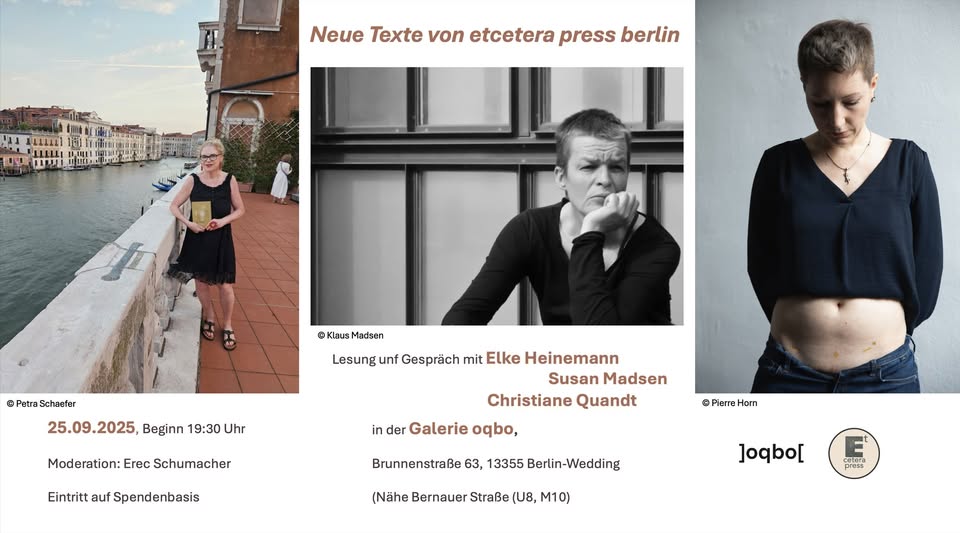 neue Texte von etcetera press berlin