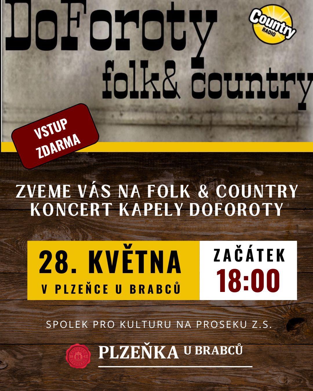 DoForoty folk & country koncert