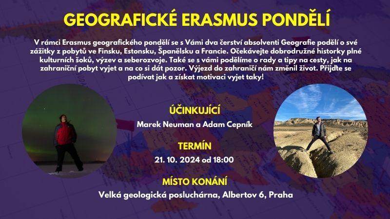 Geografické ERASMUS pondělí