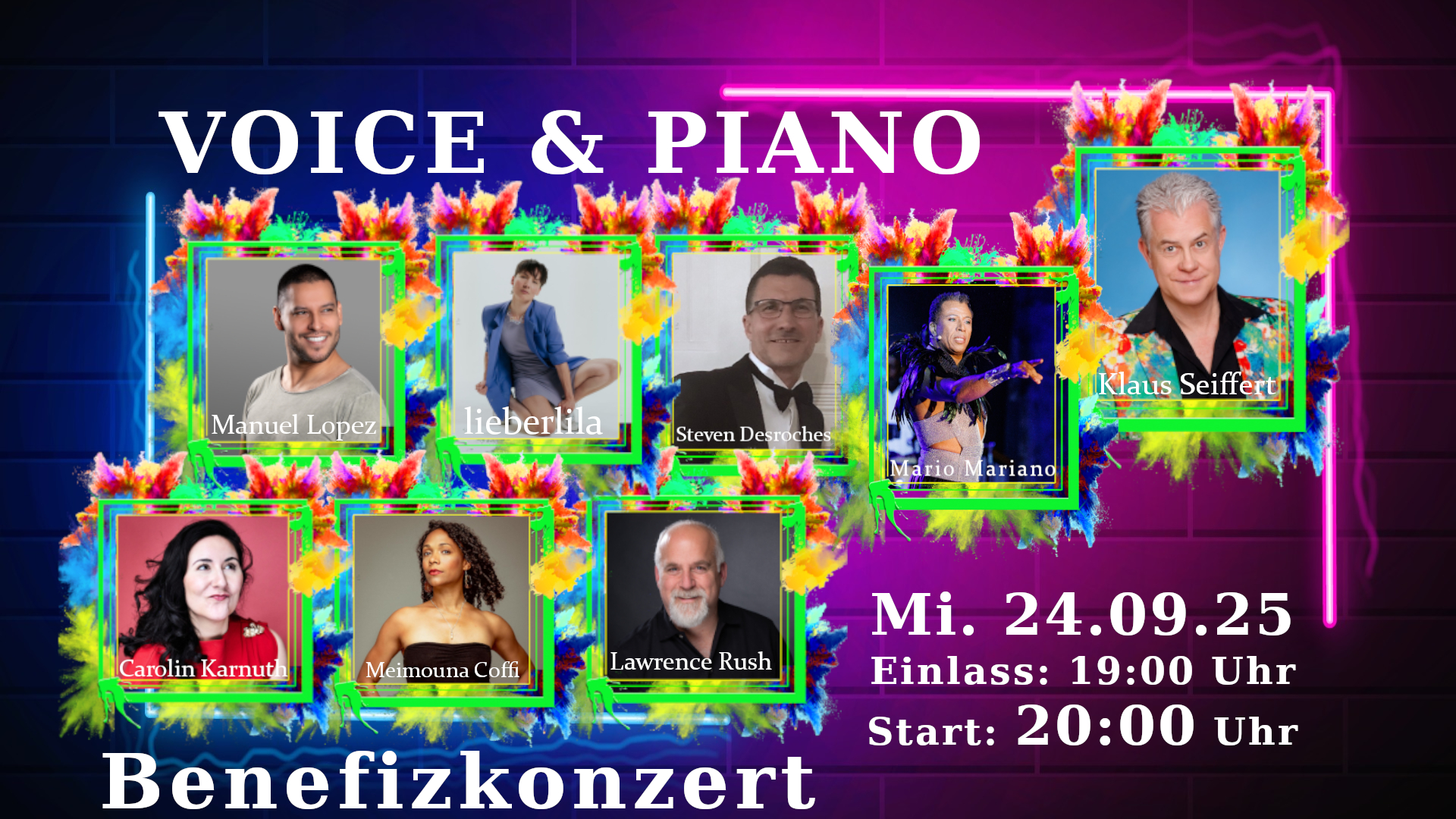 VOICE & PIANO Benefizkonzert