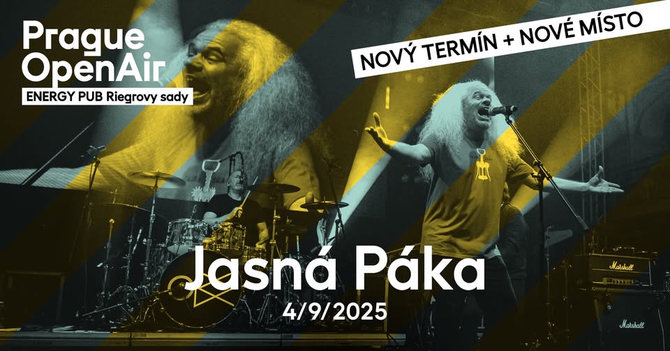 NOVÝ TERMÍN + NOVÉ MÍSTO Jasná Páka | Prague Open Air