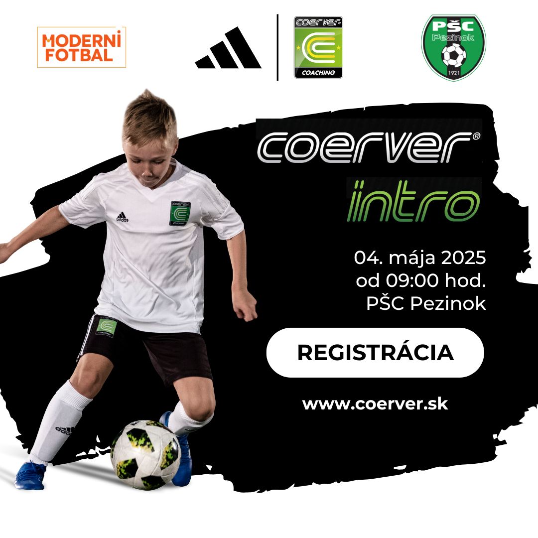 Coerver® Kurz 1 INTRO (PŠC Pezinok / 04.05.2025)