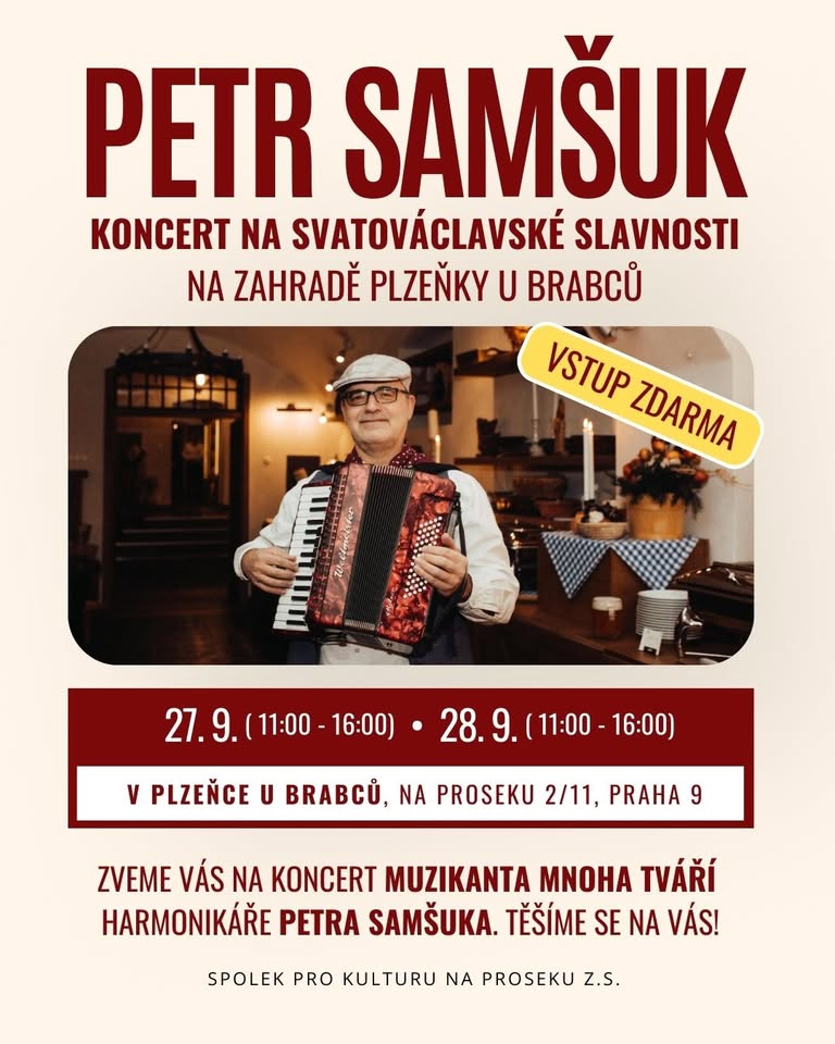 Petr Samšuk - koncert - Svatováclavské slavnosti