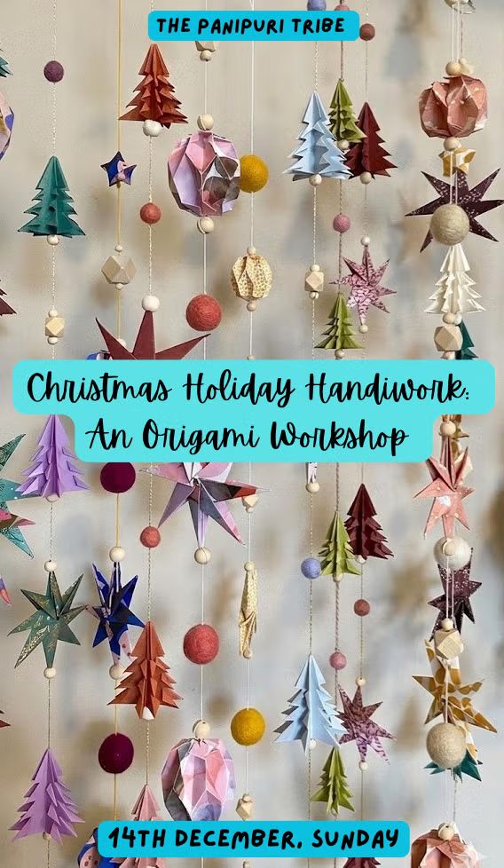🌲✨ Christmas Holiday Handiwork: An Origami Workshop ✨⭐