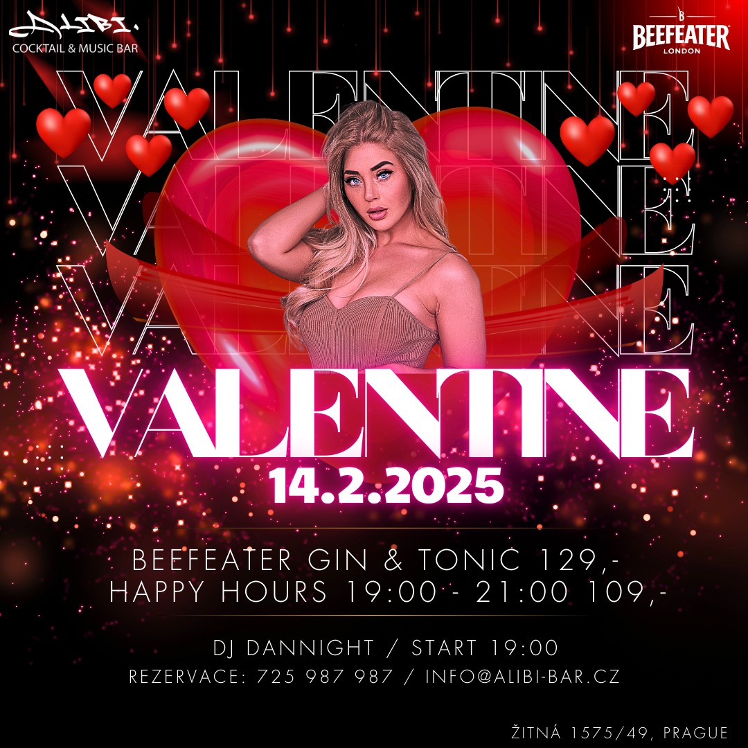 VALENTÝN V ALIBI !! 14.2.2025 PRAHA
