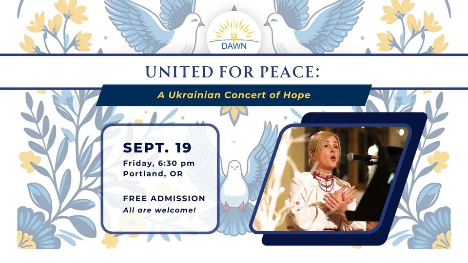 United for Peace: A Ukrainian Concert of Hope | Portland