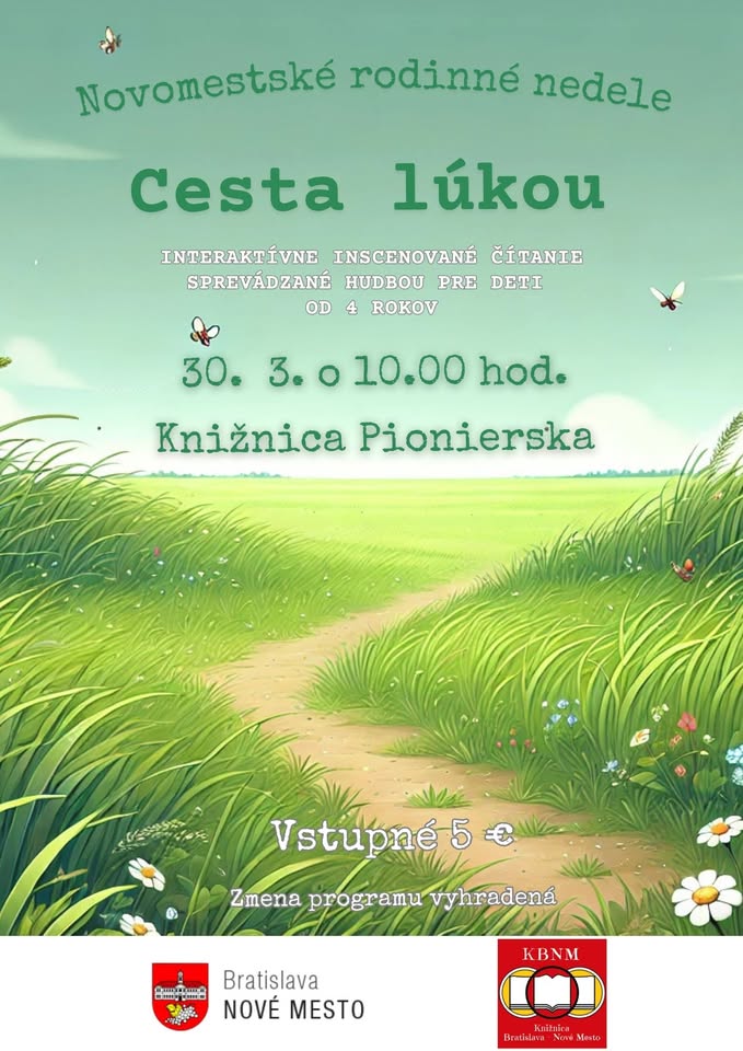 Novomestské rodinné nedele: Cesta lúkou