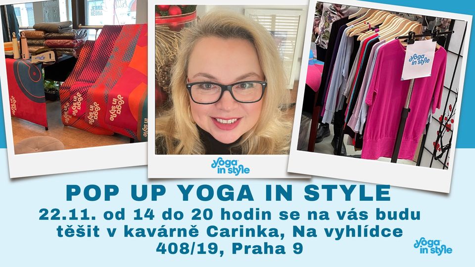 Pop up Yoga in style - předvánoční prodejní akce