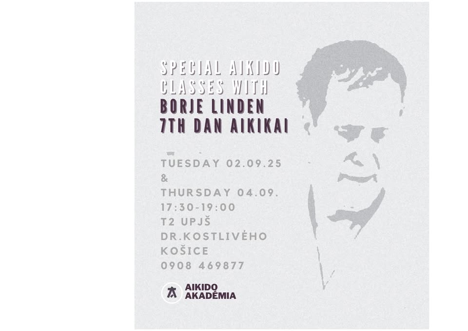 Special Classes with Borje Linden 7Dan Aikido Aikikai in Košice/Slovakia