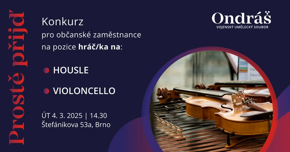 VUS Ondráš | konkurz | HOUSLE, VIOLONCELLO