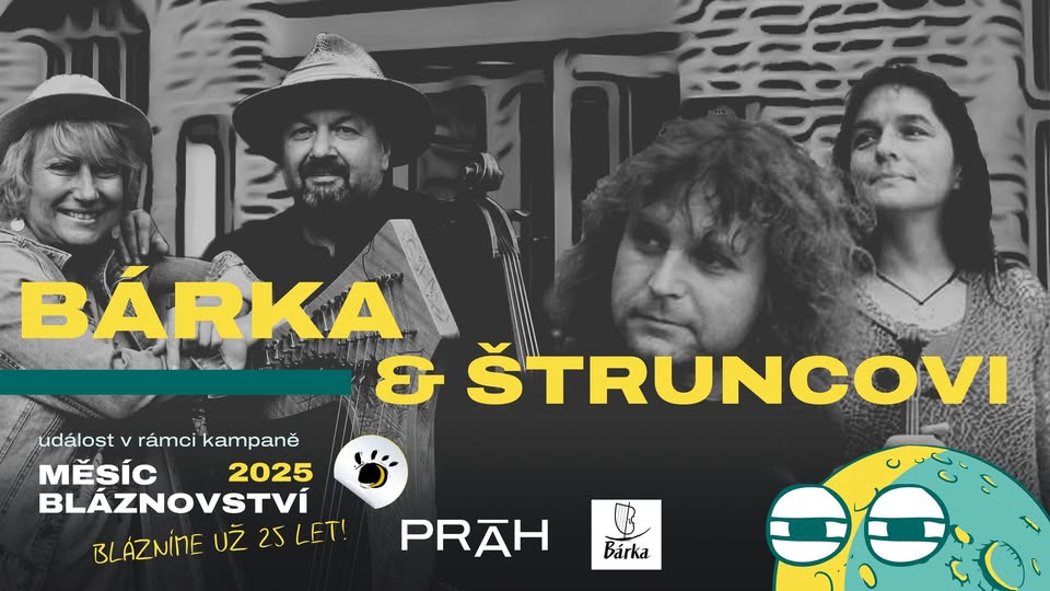 Koncert kapely Bárka + manželé Štruncovi