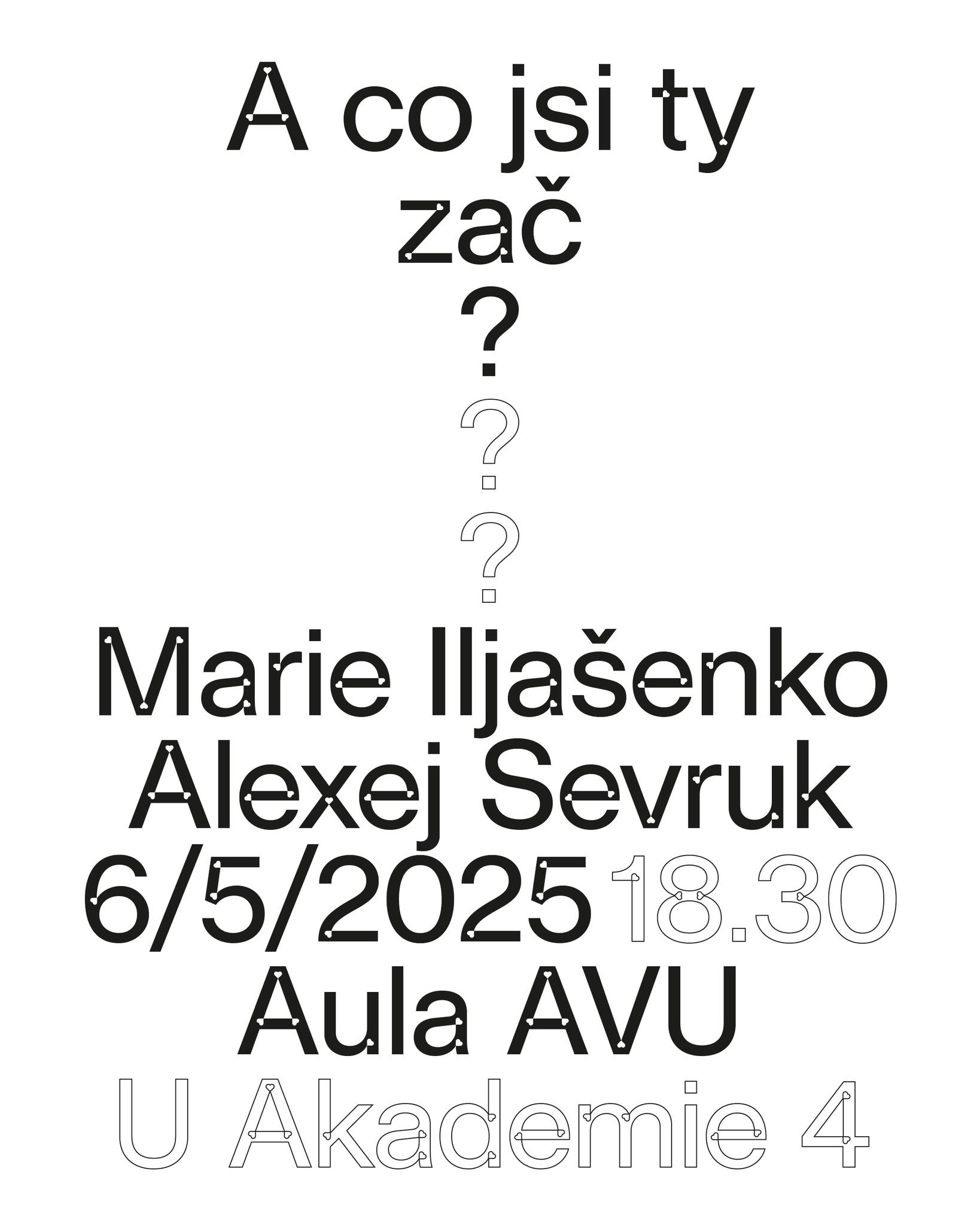 Marie Iljašenko a Alexej Sevruk: "A co jsi ty zač?"