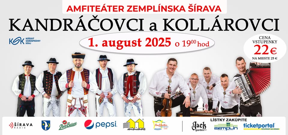 Kandráčovci a Kollárovci po 6 rokoch opäť spolu na Zemplínskej Šírave