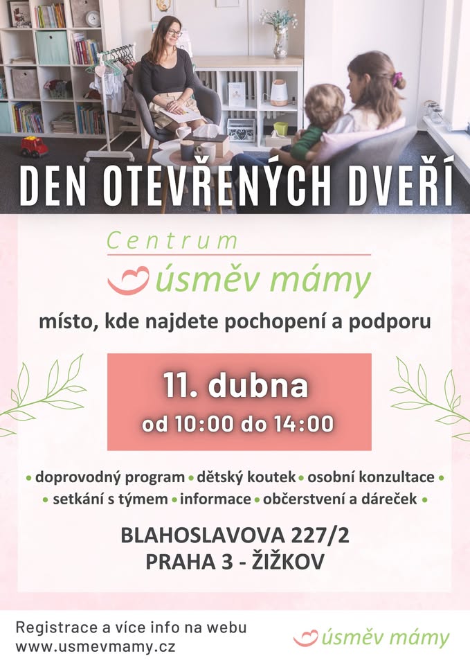 Den otevřených dveří | Centrum Úsměv mámy