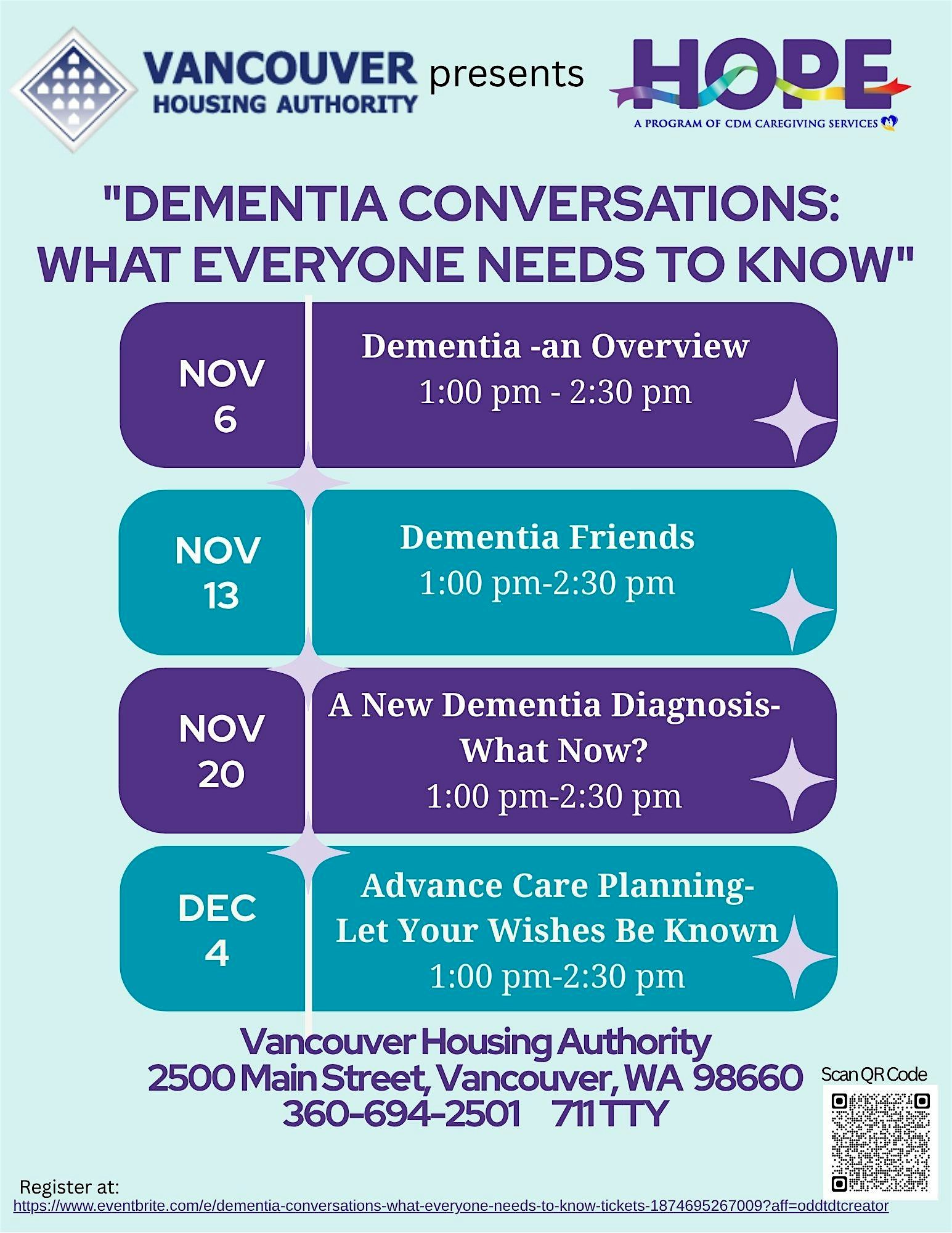 "Dementia Conversations:  What Everyone Needs to Know"