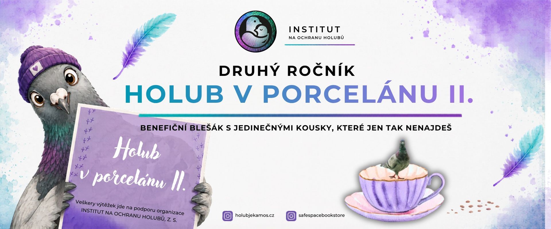 Benefiční blešák Holub v porcelánu II.