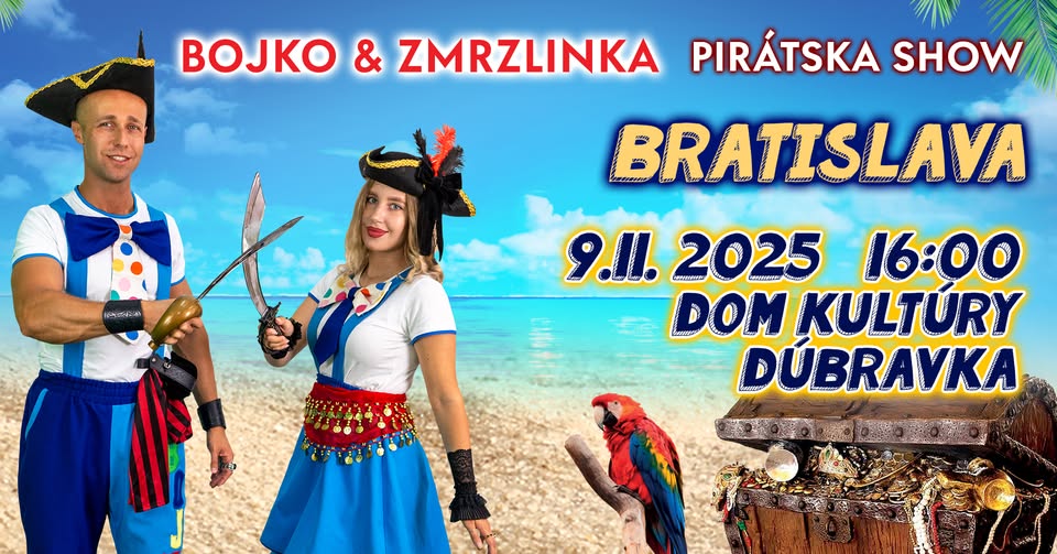 BOJKO A ZMRZLINKA - PIRÁTSKA SHOW BRATISLAVA
