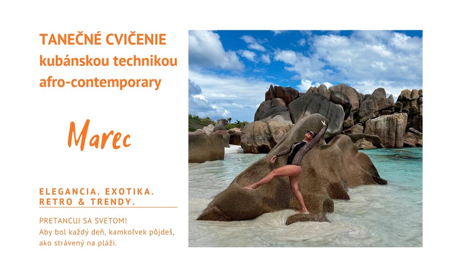 TANEČNÉ CVIČENIE kubánskou technikou afro-contemporary
