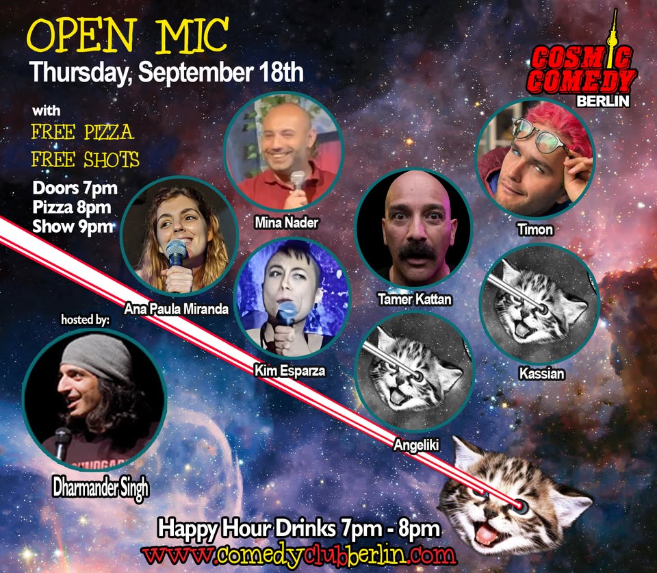 Cosmic Comedy Berlin OPEN-MIC THURSDAY